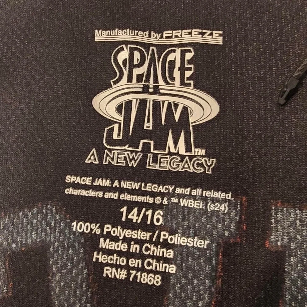 Nova Kids Space Jam New Legacy  black and blue basketball set- 14/16